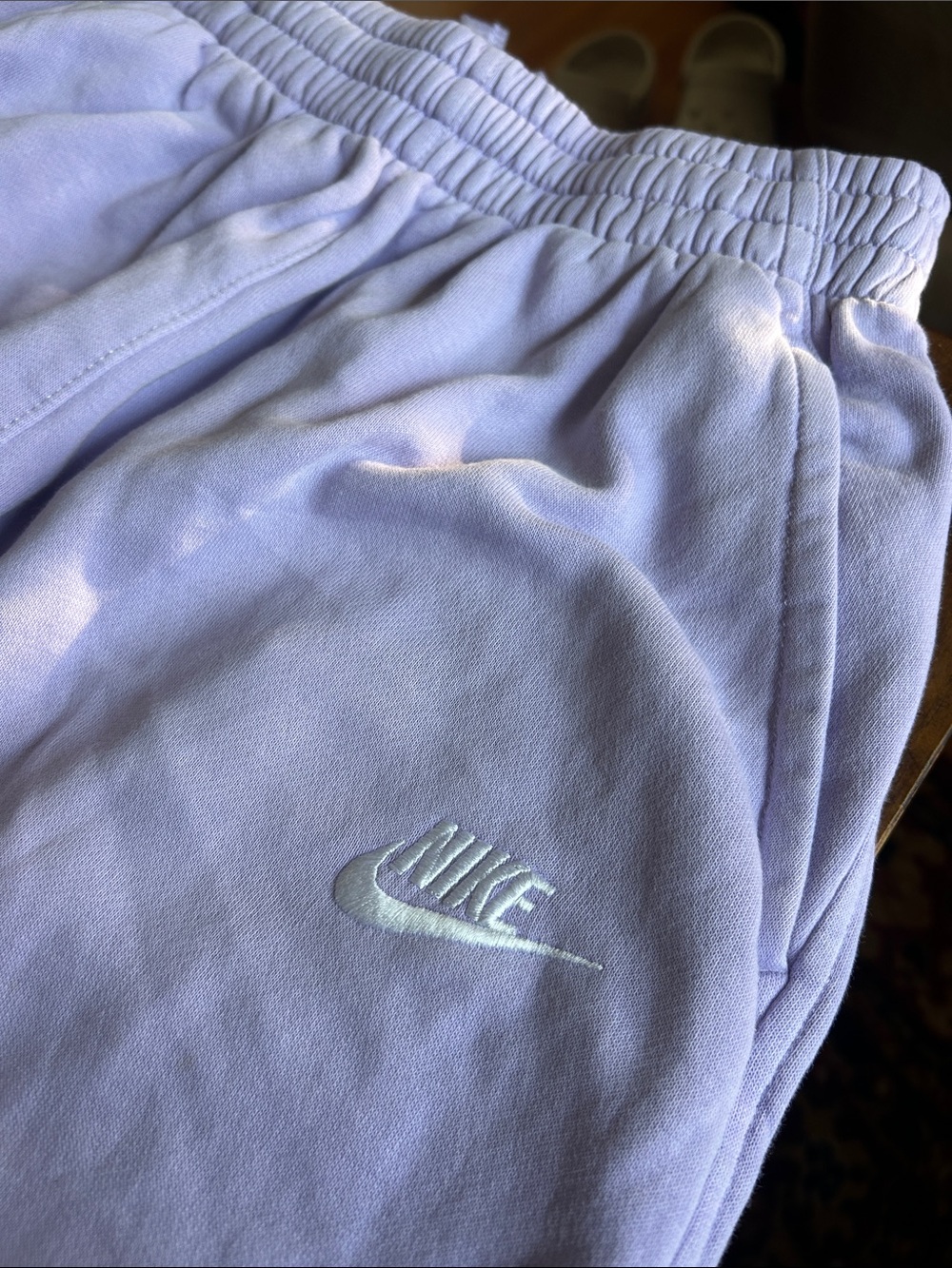 Nike Kids Light Lavender Fleece Joggers
